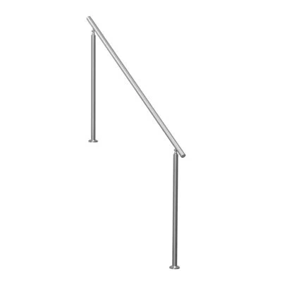 Vevor 70.9 In/180cm Handrails For Outdoor Steps Staircase Seniors Porch Deck In Silver