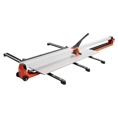Vevor 71-inch Manual Tile Cutter, Upgraded Rail And Sliding Head, Precision Alignment Guide, Tungsten Carb In Silver