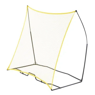 Vevor 7x7ft Soccer Rebounder Portable Soccer Trainer Net With Portable Bag In Black;yellow