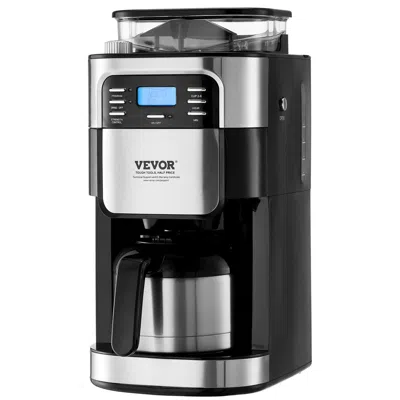 Vevor 8-cup Coffee Maker Drip Coffee Machine With 24-hour Timer For Auto Brew - Black
