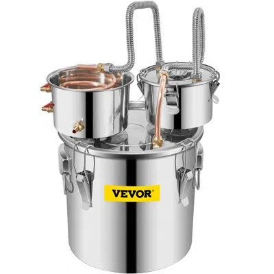Vevor 8 Gallon 30l Water Wine Alcohol Distiller Moonshine Still Boiler Home Diy