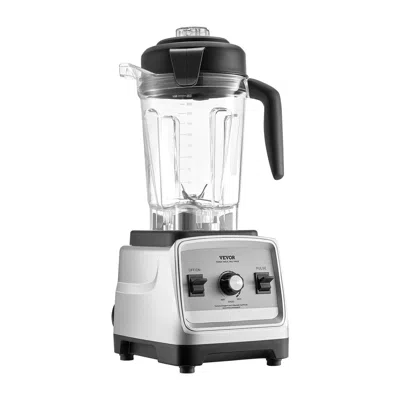 Vevor 85 oz 1400w Blender For Smoothies Food Processing Blender For Kitchen - Silver In Multi