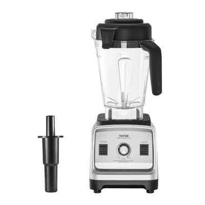 Vevor 85 oz 1400w Blender For Smoothies Food Processing Blender For Kitchen In Silver