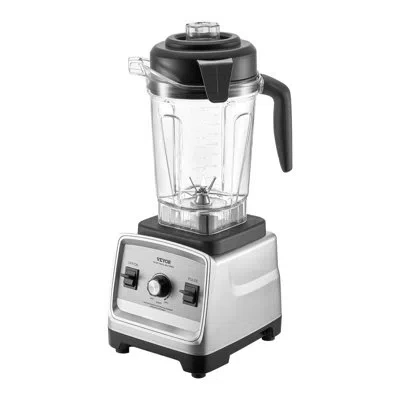 Vevor 85 oz 1400w Blender For Smoothies Food Processing Blender For Kitchen In Silver