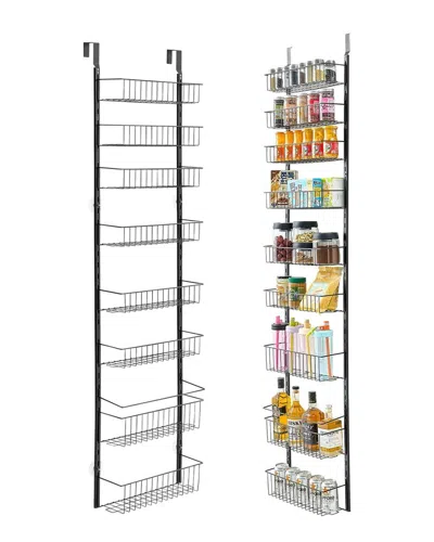 Vevor 9-tier Over-the-door Pantry Organizer In Black