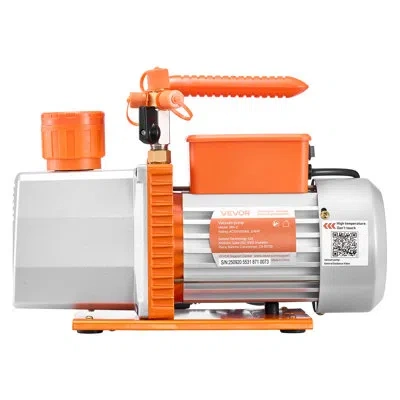 Vevor Ac Vacuum Pump And Gauge Set, 3.5 Cfm 1/4 Hp, Single Stage Rotary Vane Hvac Vacuum Pump, A/c Manifol