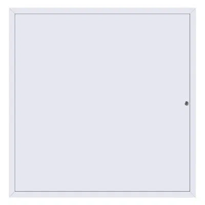 Vevor Access Panel For Drywall, 25.2 X 25.2 In Galvanized Steel Access Door, Easy Install Hinged Service P In White