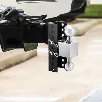 Vevor Adjustable Trailer Hitch, 6" Rise & Drop Hitch Ball Mount 2" Receiver