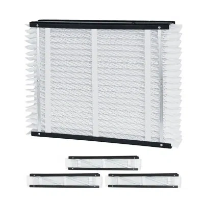 Vevor Air Filters Merv 11 Electrostatic Pleated Hvac Furnace Filter 20 X 25 X 4 In White;black