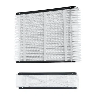 Vevor Air Filters Merv 16 Electrostatic Pleated Hvac Furnace Filter 20 X 25 X 4 In White;black