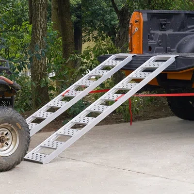 Vevor Aluminum 78'' L Threshold Ramp In Silver