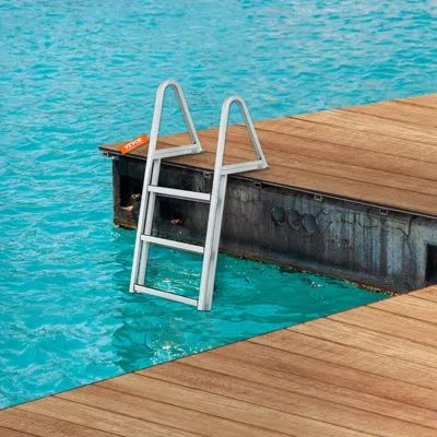 Vevor Aluminum Steps & Ladders In Gray