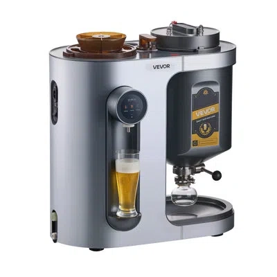 Vevor Automatic Home Beer Brewer, 1500w Electric Beer Brewing Machine, 3.43 Gal All-in-one Home Brewer Wit