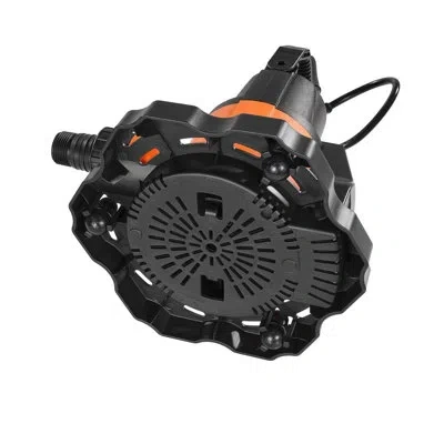 Vevor Automatic Pool Cover Pump Submersible Swimming 0.66 Hp 3200 Gph 25 Ft Cord In Black;orange