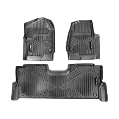 Vevor Automotive Floor Mats Fits For Ford F-250/f-350/f-450 2017-2022 3 Pcs