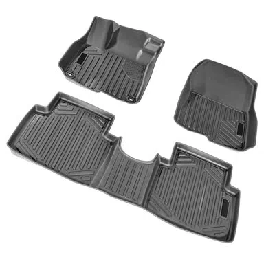 Vevor Automotive Floor Mats Fits For Honda Cr-v (hybrid Models) 2017-2022 3 Pcs In Black