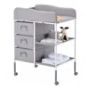 Vevor Baby Changing Table Portable Diaper Change Station With 3 Drawers & Wheels