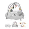 Vevor Baby Play Gym Mat Tummy Time Activity Mat With 5 Sensory Toys 39.1" X 32.7"
