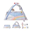 Vevor Baby Play Gym Mat Tummy Time Activity Mat With 6 Sensory Toys 35.0" X 35.0"