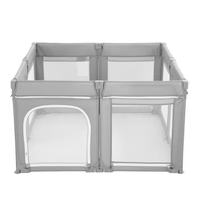 Vevor Baby Playpen, 78.7â€³ X 70.1â€³ Extra Large Toddlers Playpen, Foldable Baby Fence Play Yard With Zip