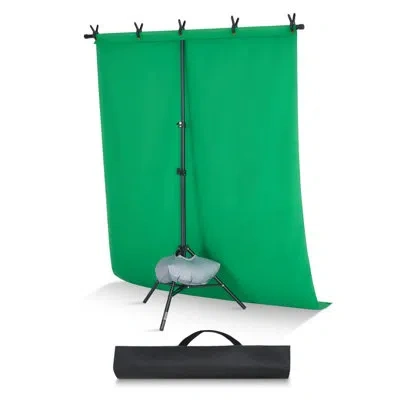 Vevor Backdrop Stand, 5 X 6.5 Ft Adjustable Photo Backdrop Stand Kit, Portable Background Backdrop Stand W