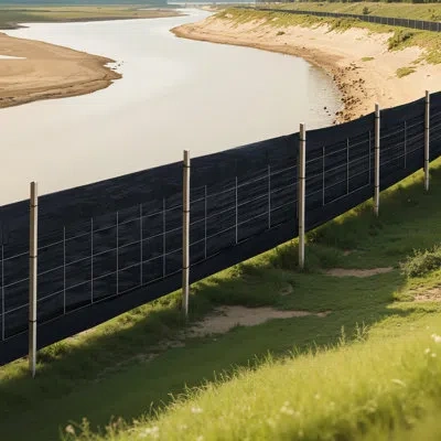 Vevor Backed Wire Silt Fence 2 X 100 Ft Durable Erosion Control Silt Fence Fabric Roll In Black
