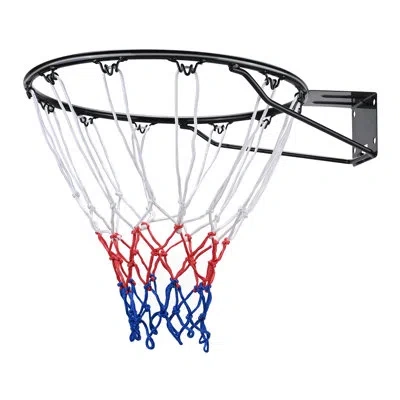 Vevor Basketball Rim, Wall Door Mounted Basketball Hoop In Black