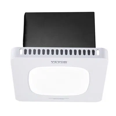 Vevor Bathroom Exhaust Fan With Led Light, 80 Cfm Bathroom Vent Three Gear Color Temp, 1.5 Sones Low-noise In Natural