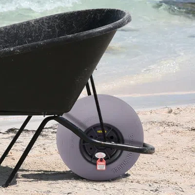 Vevor Beach Balloon Wheels, 13" Replacement Sand Tires, Tpu Cart Tires For Kayak Dolly