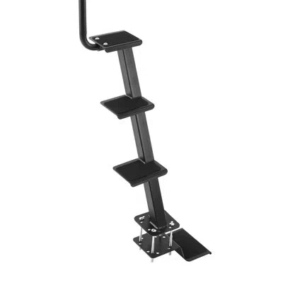 Vevor Boat Trailer Steps, 4-step, Heavy-duty Boat Trailer Steps With Handle, Non-slip Surface, 3 Mounting 