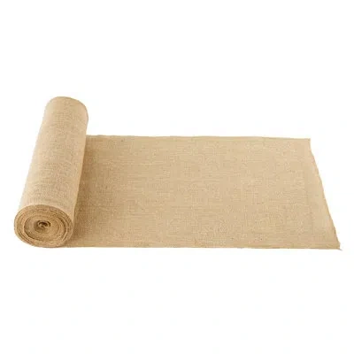 Vevor Burlap Fabric Roll Burlap Tree Wrap For Crafts & Plants In Yellow