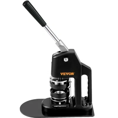 Vevor Button Maker Machine Badge Pin Machine 1.25" X 2.25" 500 Free Parts Press Kit