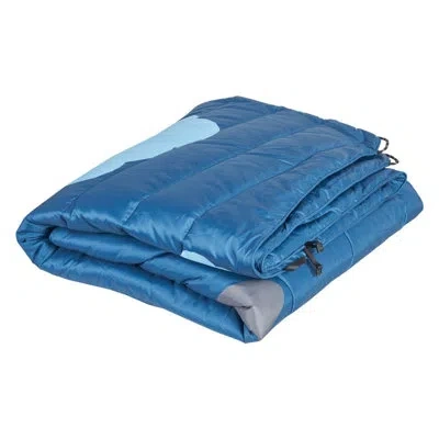 Vevor Camping Blanket, 75" X 52", Large Warm Wearable Stadium Blanket, Waterproof & Windproof, Polyester F In Blue