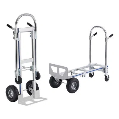 Vevor Capacity Hand Truck Dolly In Silver;black