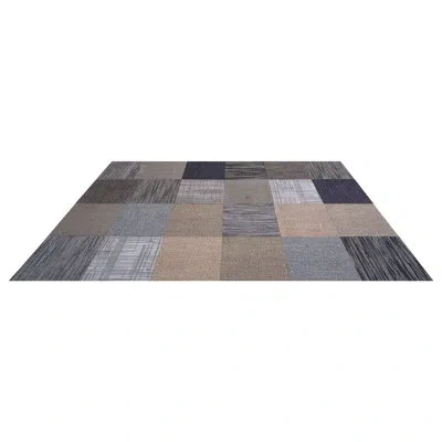 Vevor Carpet Tiles Reusable 20x20 Inch, Modular Carpet Square Rug, Commercial Floor Soft Padded For Seamle In Natural