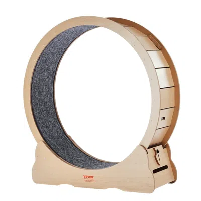 Vevor Cat Exercise Wheel 43.3" Large Cat Treadmill Wheel For Indoor Cats Yellow In Neutral