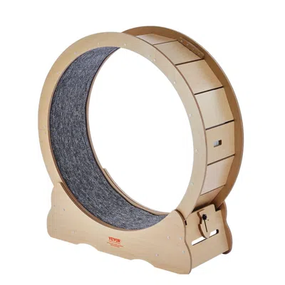 Vevor Cat Exercise Wheel Large Cat Treadmill Wheel For Indoor Cats 35.8 Inch In Neutral