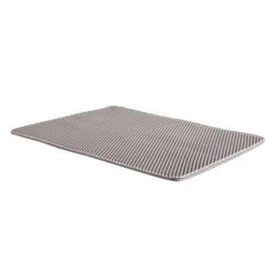 Vevor Cat Litter Trapping Mat 30 X 24 In Double Layer Honeycomb Non-slip & Urine-proof In Gray