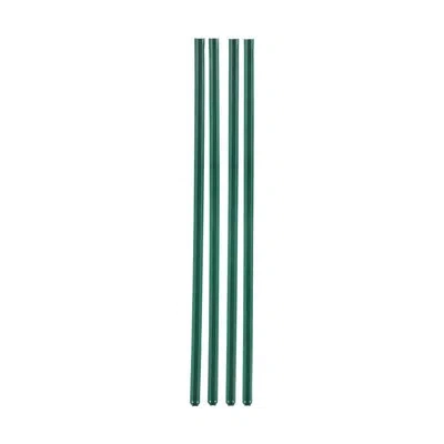 Vevor Chain Link Fence Privacy Slats Single-wall For 5' High Fence Bottom Lock In Green