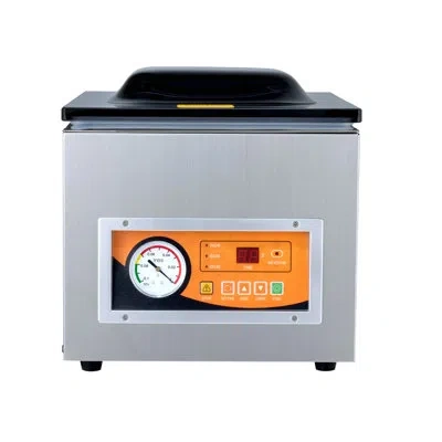 Vevor Chamber Vacuum Sealer, 260w Sealing Power, Compact Size With 10.2 In Sealing Length, Applied In Home In Gray