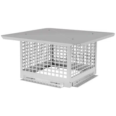 Vevor Chimney Cap Flue Caps 13" X 13" Fireplace Chimney Cover 304 Stainless Steel In Silver