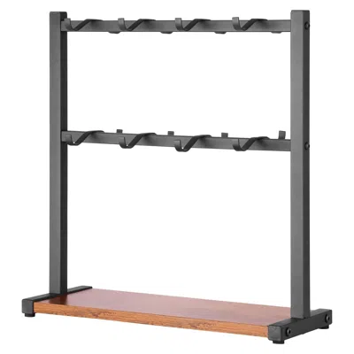 Vevor Coffee Mug Holder For Countertop 16 Hooks Cup Rack Wood Storage Base Organizer - Black