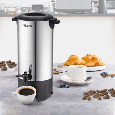 Vevor Coffee Urn In Silver