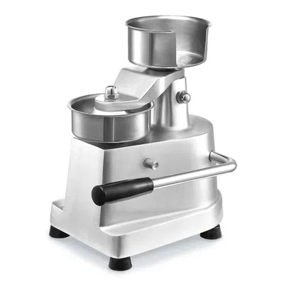 Vevor Commercial Burger Patty Maker, 130mm/5inch Hamburger Beef Patty Maker, Heavy Duty Food-grade Stainle In Metallic
