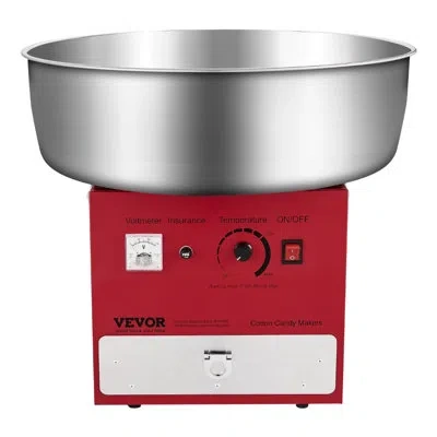 Vevor Commercial Cotton Candy Machine Sugar Floss Maker 1000w For Party Home In Red