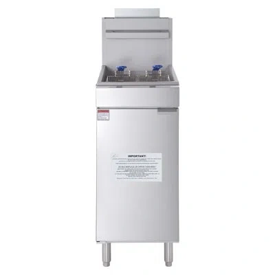 Vevor Commercial Deep Fryer Free Standing Propane Fryer 3-burner Dual Basket 90,000btu In Stainless Steel