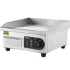 Vevor Commercial Electric Griddle, 1700w Countertop Flat Top Grill, 122¬∞f-572 ¬∞f Adjustable Temp, 14.17  In Silver