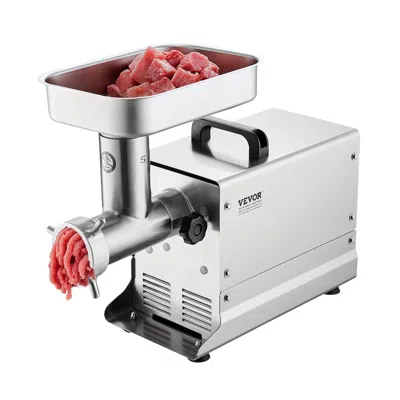 Vevor Commercial Electric Meat Grinder 5 Lbs/min Sausage Stuffer Maker Kitchen - Silver