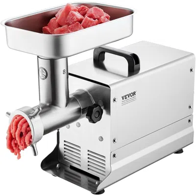 Vevor Commercial Electric Meat Grinder 7 Lbs/min Sausage Stuffer Maker Kitchen - Silver
