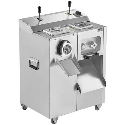 Vevor Commercial Electric Meat Grinder Slicer 14 Lbs/min Sausage Stuffer Maker Kitchen